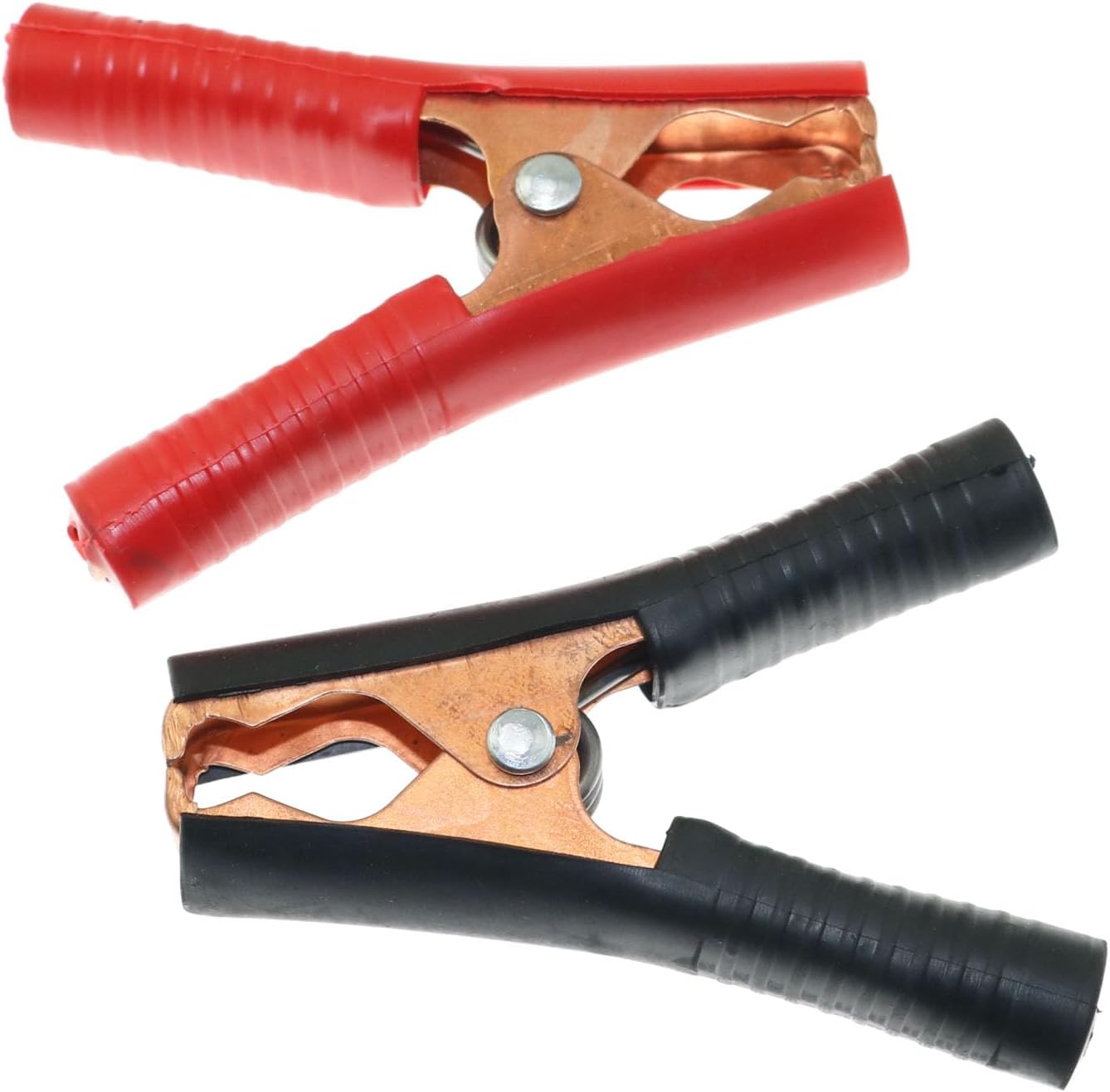 Lind Kitchen 4PCS Red & Black 100A 90mm Electrical Heavy Duty Alligator