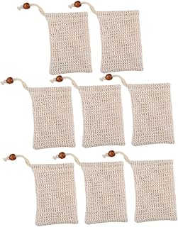 STAHAD Body Drawstring Lathering Mesh Soap Bag Travel Loofah Natural Soaps Bath Loofah Soap Foaming Net Bar Soap Pouch Natural Soap Bag Exfoliating Soap Pouch Soap Saver Pouch Numb 8pcs