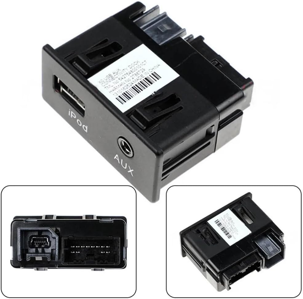 GeRRiT Black ABS AUX Auxiliary Audio USB 5427-5480-0101-C7 2512831 Car Accessories Replacement
