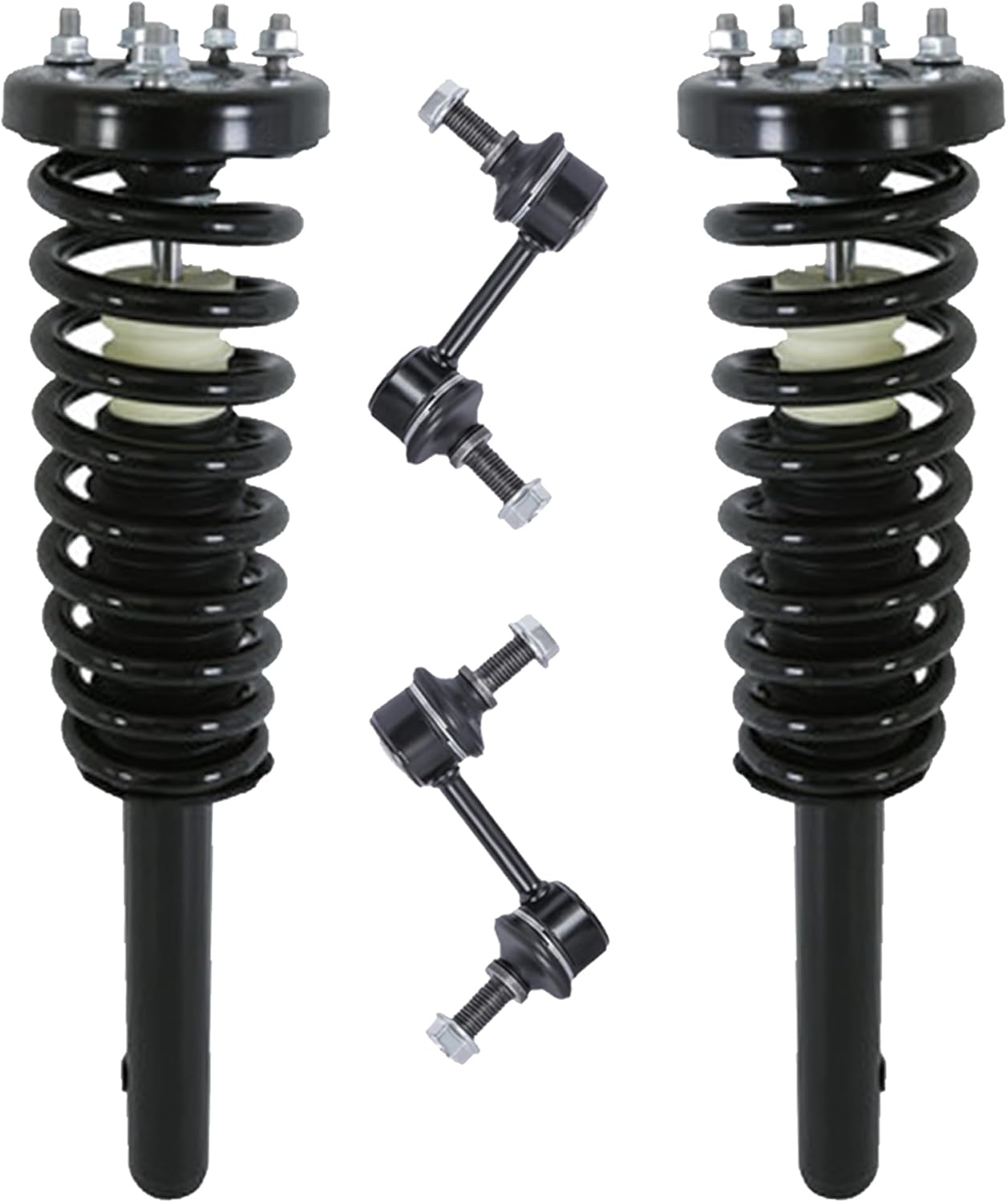 MOSTPLUS 4PCS Front Struts & Sway Bar Links Kit Compatible for 2003-2007 Honda Accord 172123L K90660