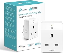 Kasa Mini Smart Plug by TP-Link, WiFi Outlet with Energy Monitoring, Works with Amazon Alexa(Echo and Echo Dot), Google Home and Samsung SmartThings, Wireless Smart Socket (KP115)