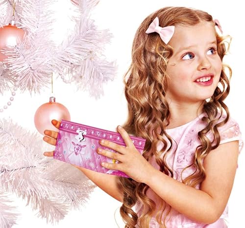 Miniatura 7 de Caja de joyería musical para niñas y joyas con lindo tema de princesa - Beautiful Dreamer Tune Pink