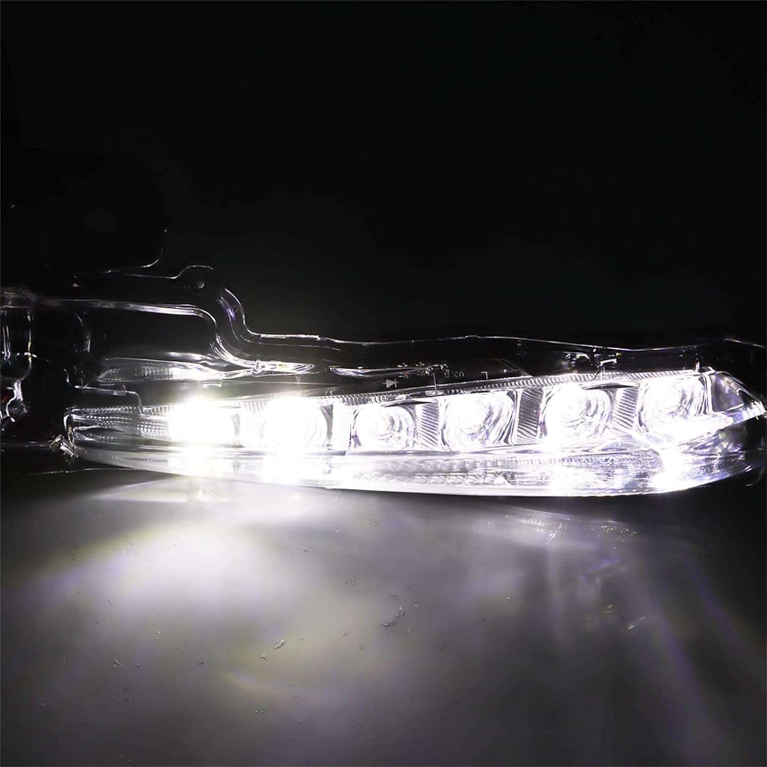 munirater 2-Pack Daytime Running Light Front Driving Fog Lamp Assembly with Switch & Wring Harness Replacement for Corolla SE XSE 2017-2019