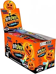 Pirulito Diploko Neon Cabeça de Abóbora Danilla CX c/15