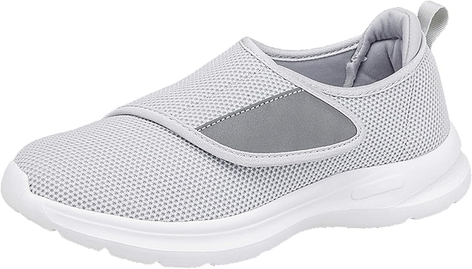 Zapatillas Diabéticos para Mujer Hombre Cómodas Ligeras Ancho Antideslizantes Respirable Ajustable Ortopédico Zapatos para Caminar Pies Sensibles Hinchados