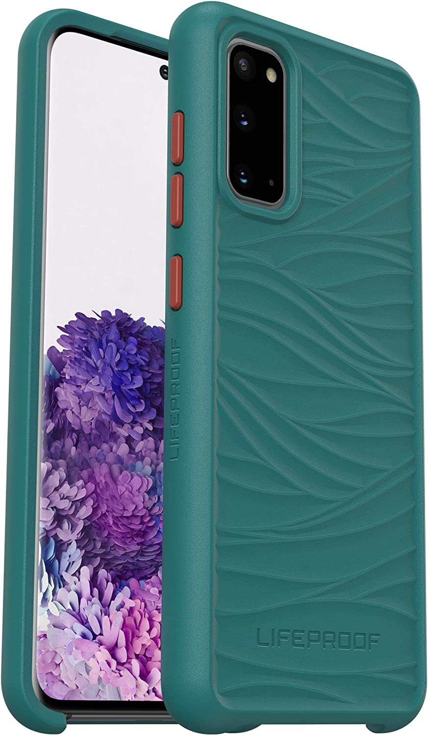 LifeProof Wake Case for Samsung Galaxy S20, Shockproof, Drop proof to 2 Meters, Protective Thin Case, Sustainably made from Recycled Ocean Plastic, Teal