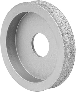 7.3cm Grinding Tool Grinding Wheel with Brazed Longer Life Both Dry and Wet Use for Stone Ceramic Glass (Concave Grinding Wheel 2.5)
