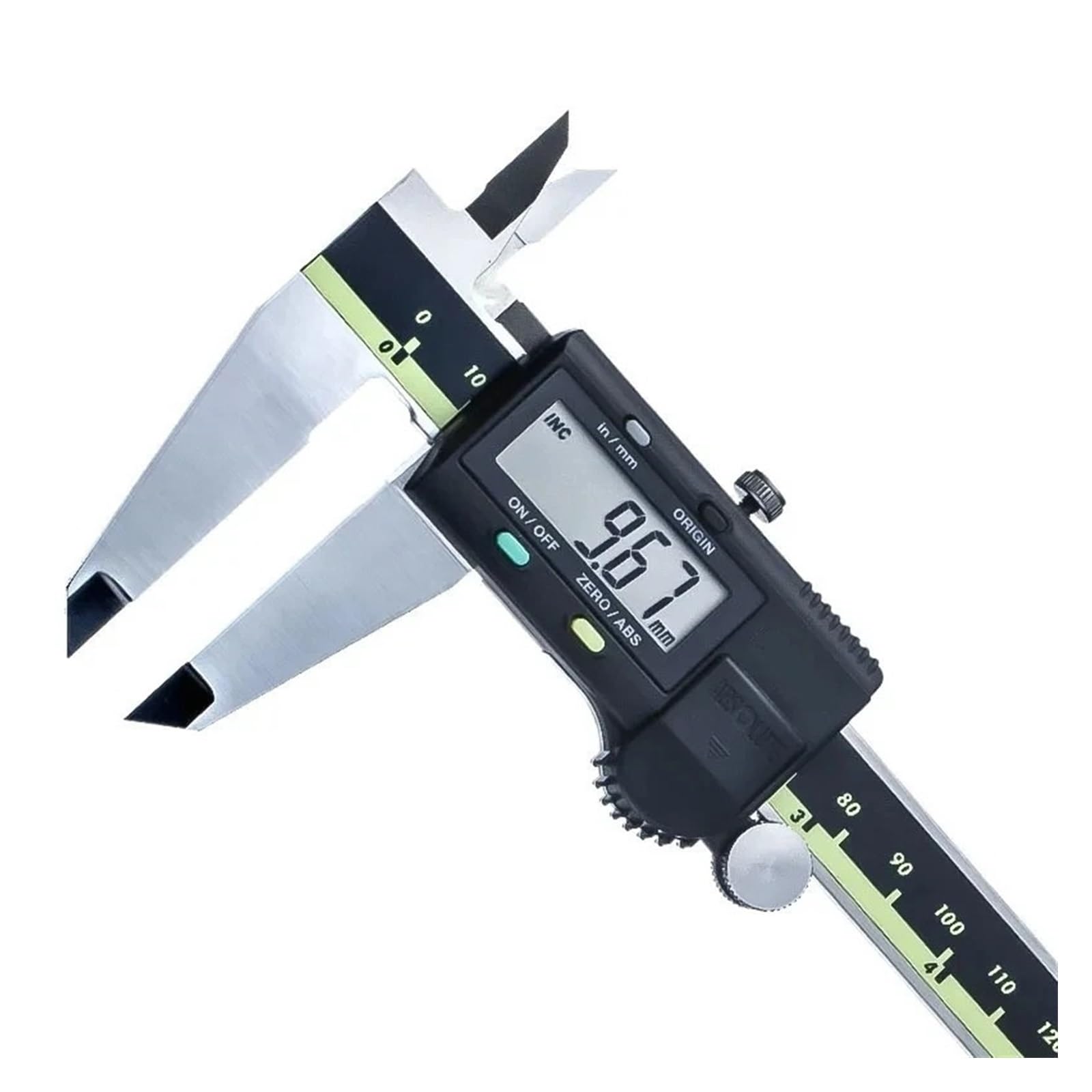 Calibre Digital Profesional Calibre Vernier Calibre Digital absoluto 500-193-20 6in 0-300mm IN/MM precisión 0,01mm LCD Herramienta de medición electrónica (Color : 300mm)