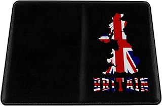 Britain British Map 5.5in Passport Cover Holder for Travel, Passport Book Holders for Women and Men