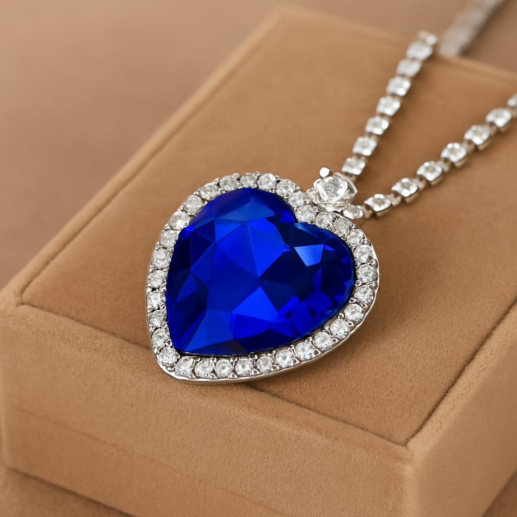 Titanic Heart of the Ocean Necklace Pendant - Image 8