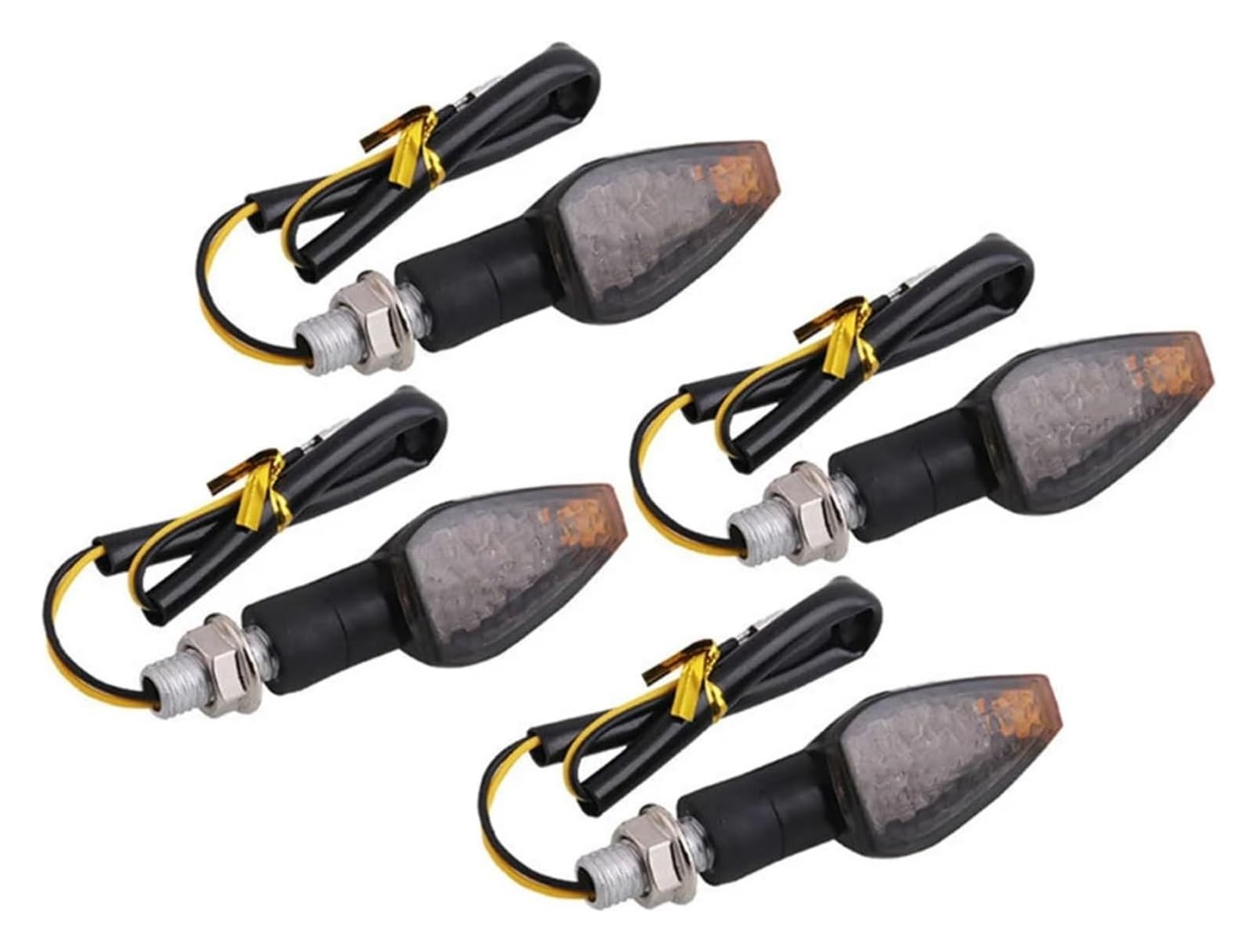 12 V 10 Mm Motocicleta Intermitente Luz Indicadora Luces Ámbar Intermitentes intermitentes moto indicadores
