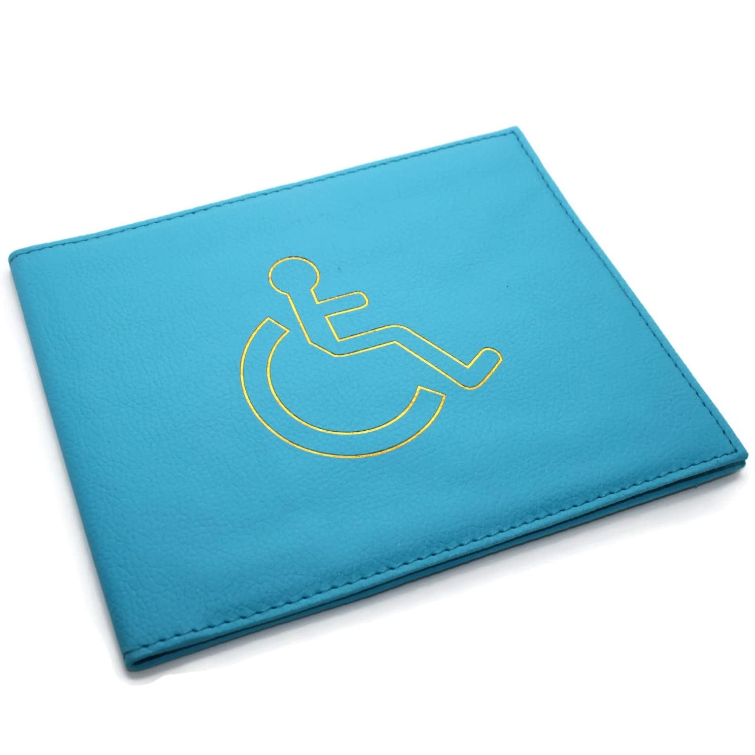 Leensy Disabled Blue Badge Holder Hologram Safe Parking Permit Display Cover Wallet (Turquoise)