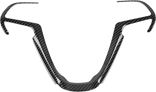 JeCar Kit de moldura de volante para Jeep Grand Cherokee y Jeep Cherokee 2014-2020, textura de fibra de carbono