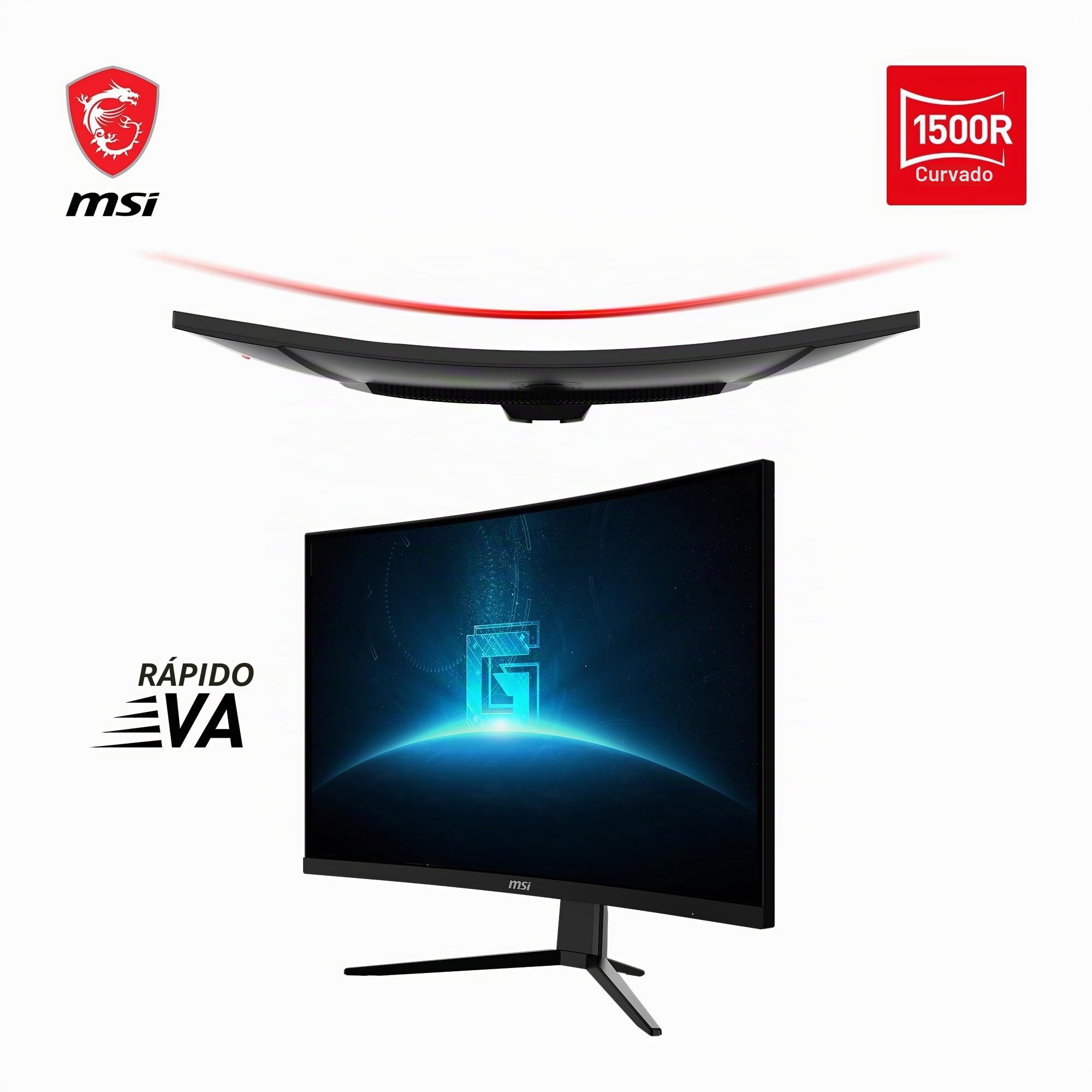MSI G27C3F 27" LED FullHD 180Hz Freesync Curvo