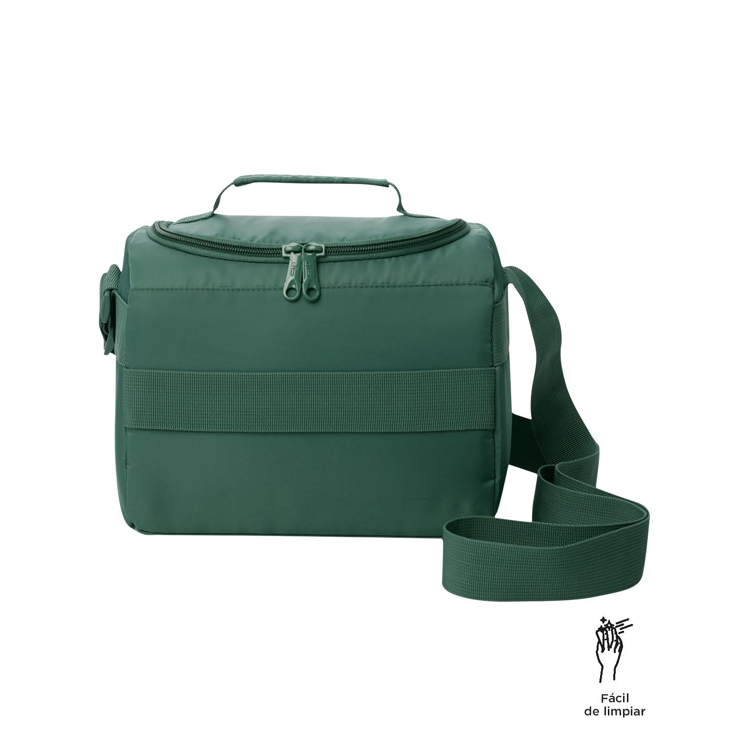 TOTTO - Bolsa Térmica Porta Alimentos 9 L, Modelo Tracer 2, Bolsa Comida Trabajo, Apertura 180º, Asa de Mano, Correa Ajustable, Pasador para Mochila con Ruedas, Fácil de Limpiar, Estampado Silver Pine