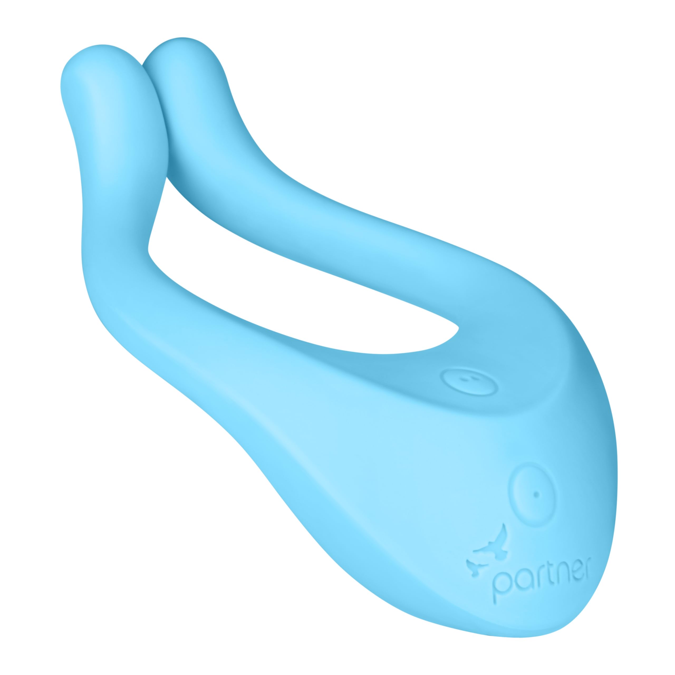 Satisfyer Partner Multifun, vibratore per donne, uomini e coppie, vibratore con 100 combinazioni di vibrazioni, tecnologia a batteria, impermeabile (blu)