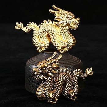 Amazon.co.jp: 龍置物風水開運インテリアかっこいいオブジェ竜夢