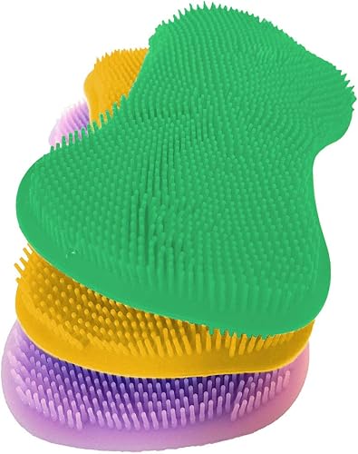 Esponjas de silicona para limpieza, utensilios de cocina, 3 esponjas para fregar platos, cepillo para fregador, accesorios para el hogar