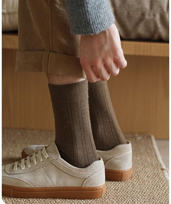 Cotton Mid-calf Socks Spring and Autumn Sweat-absorbing Sockss Men's Versatile Socksing