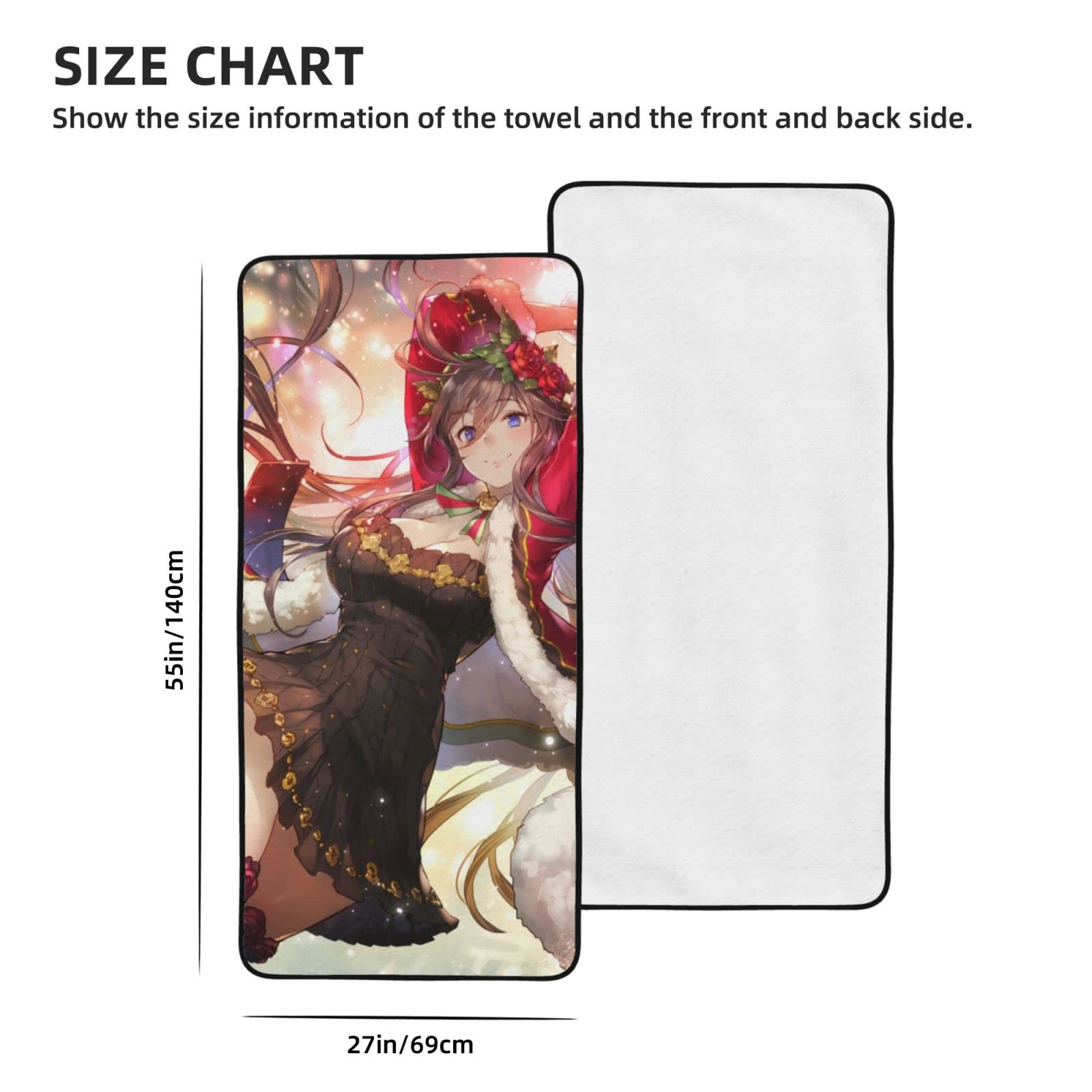 Amazon｜バスタオル グランブルーファンタジー ロゼッタ アニメ柄