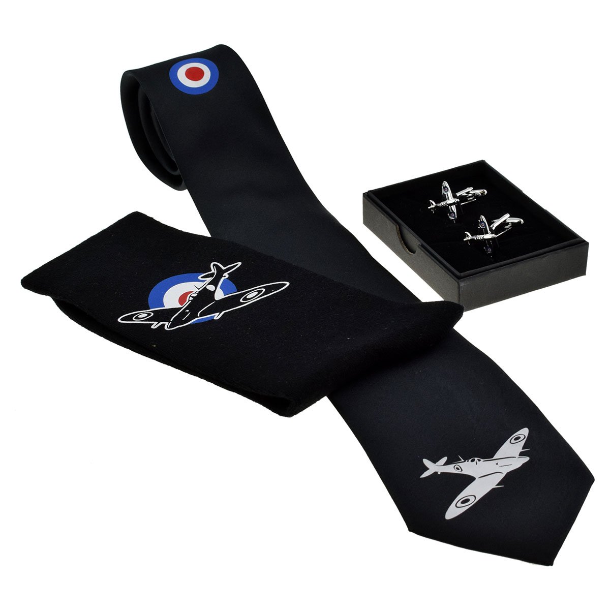 GTR-Prestige Giftware Spitfire Themed Gift Set includes Tie, Socks and Cufflinks Boxed X2SET014