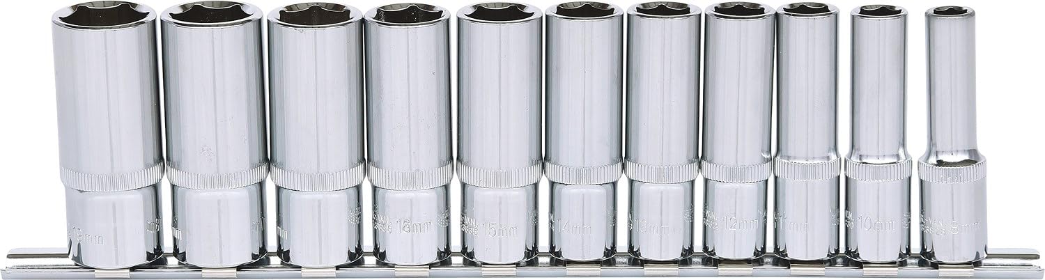 KS Tools 918.0611 Jeu de douilles 6 pans 3/8'' 11 pièces