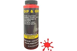 Dip and Grip (Red) Rubber Tool Coating - The Ultimate Grip Enhancement...