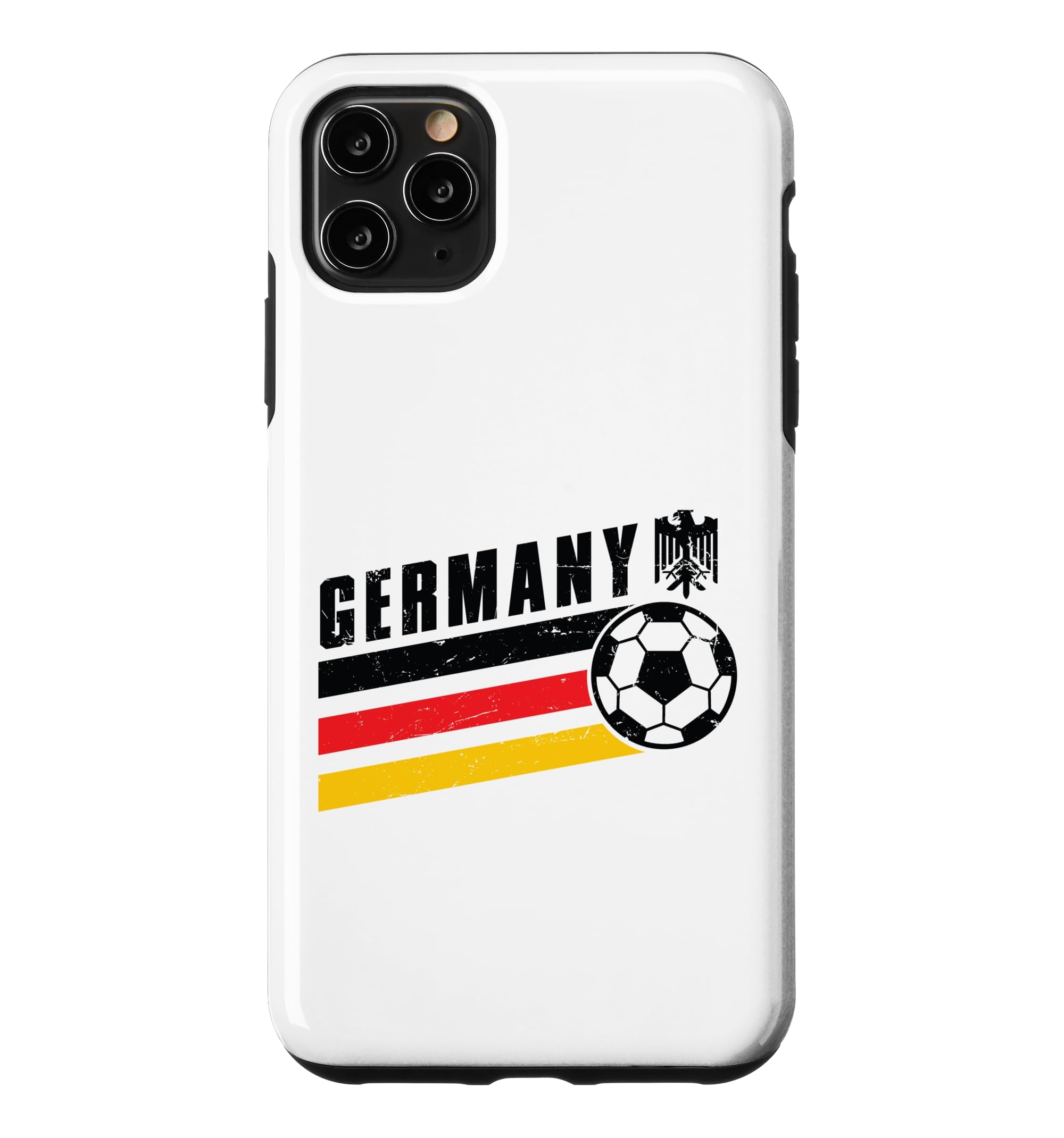 Germany Eagle World Cup Football Stripe Case for iPhone 11 Pro Max