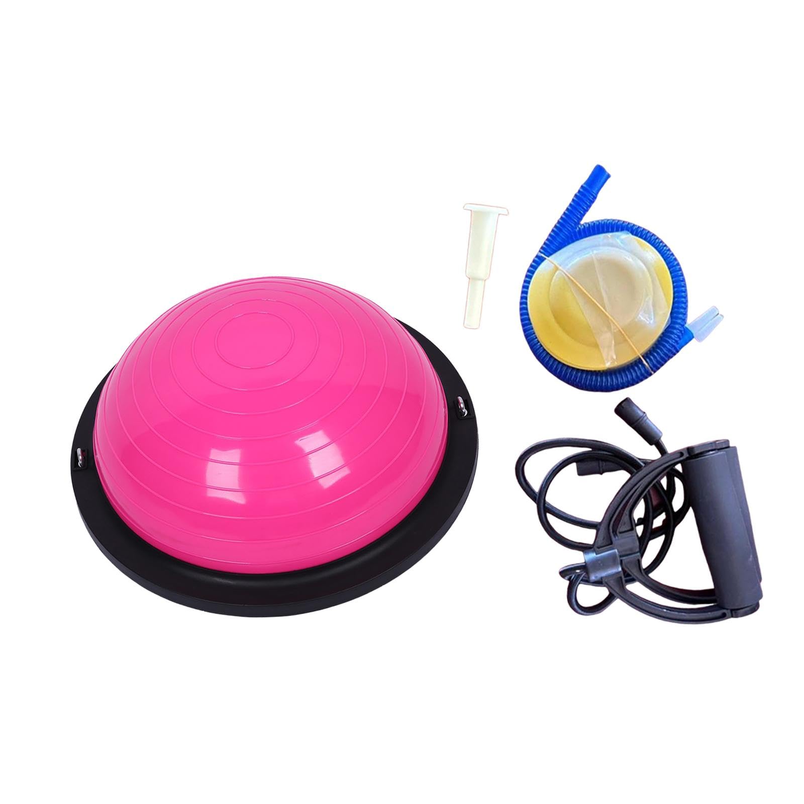 CALANDIS Half Balance Ball Balance Trainer for Balance Training Fitness Core Strength Pink | Exercise Balls | Fitness Equipment & Gear | Fitness Running & Yoga | Sporting Goods-image-33