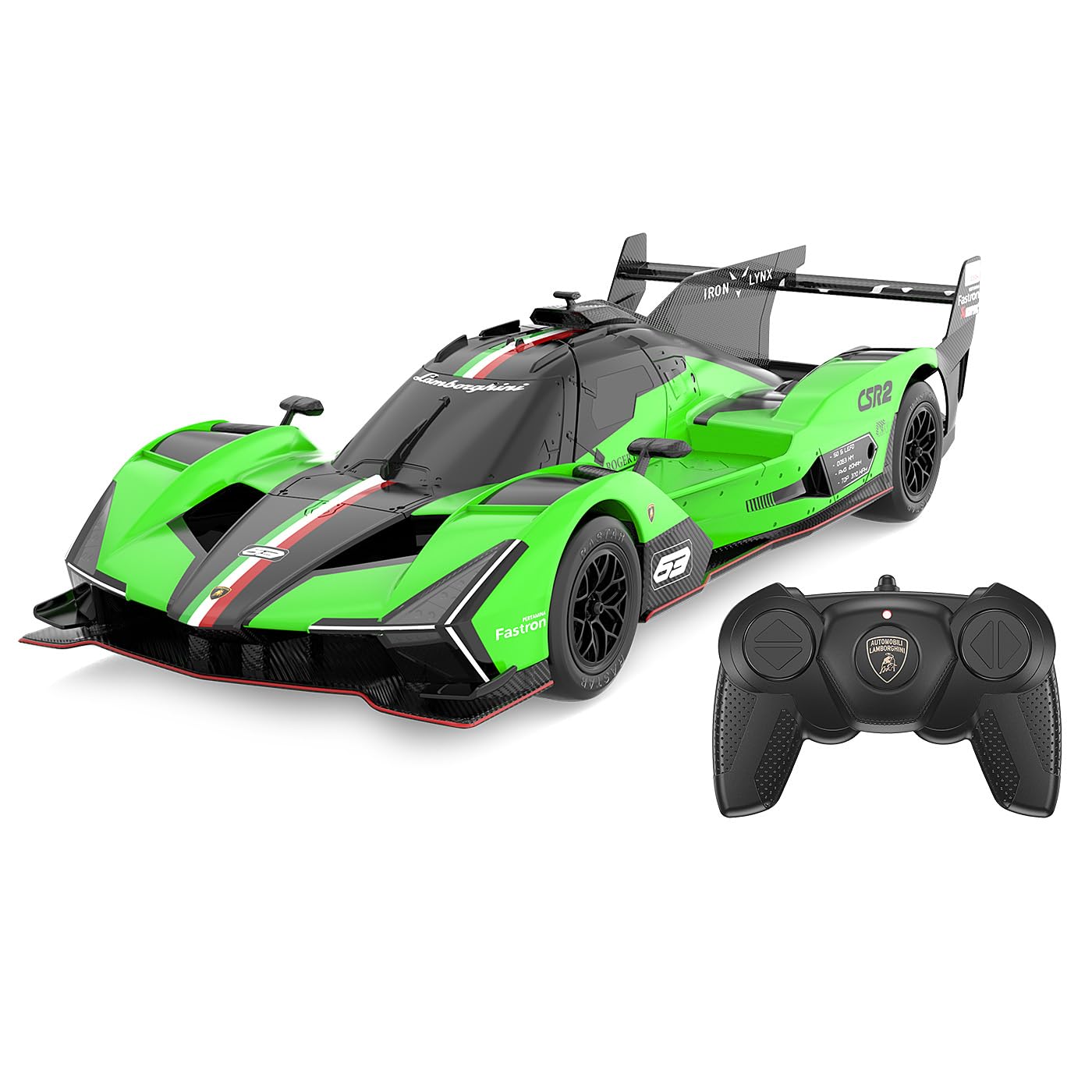 JAMARA 402206 Lamborghini SC63 LMDH 1:24 2,4 GHz – zdalnie sterowany samochód, samochód RC, zabawka dla dzieci z pilotem zdalnego sterowania, model samochodu, prezent dla dzieci, wierne lakierowanie