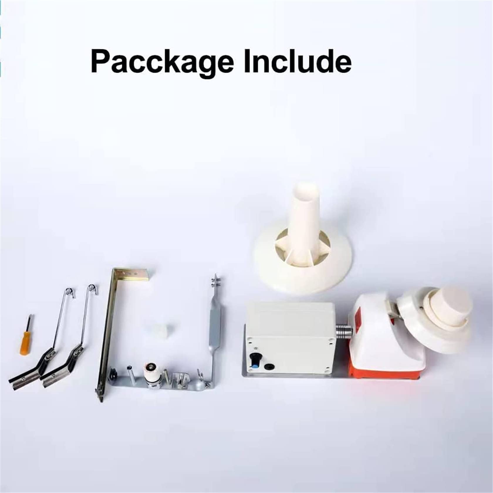 Bobinadora AutomáTica De Bolas De Hilo, Conjunto De Bobinadora De Bolas De Hilo, Velocidad Ajustable, Bajo Nivel De Ruido, para Bobinadora De Bolas De Hilo De Metal/Lana/Cuerda/Nylon Gear
