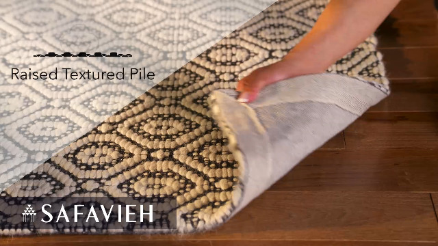 Tapete decorativo rectangular 5' x 8' Safavieh Marbella miniatura 7