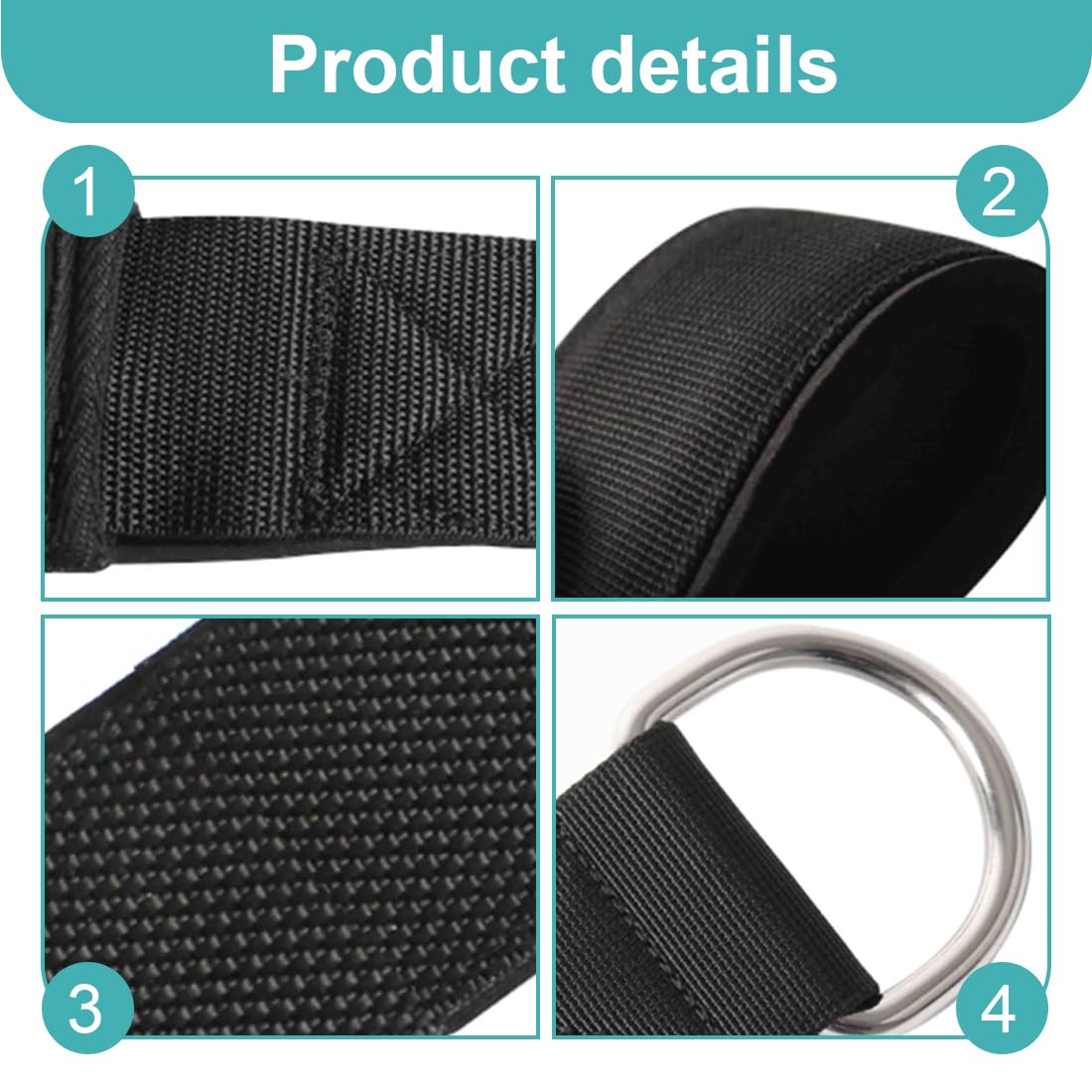 Corda Tricipiti per Cavi, Tricep Pull Down Rope, Estensione Tricipiti, Accessorio Fitness per Push-Down, Crunch, con Opzioni di Presa Multiple