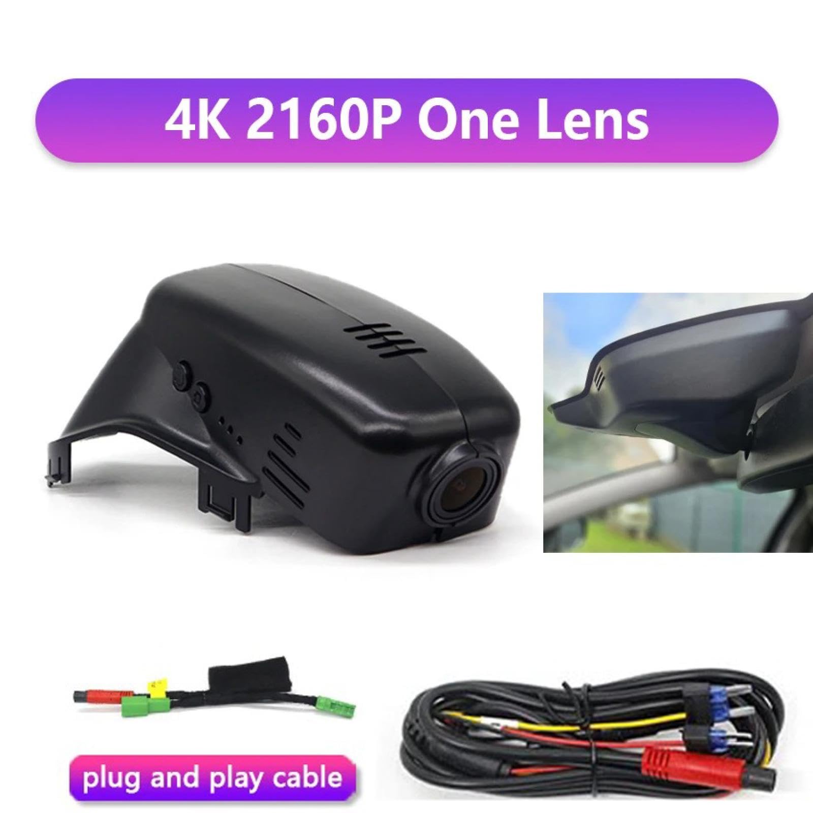 Kamera Samochodowa dla Volvo S60 S60L S80 S80L XC70 V60 2012-2016, HD 2160P Samochód DVR Wideorejestrator Dash Cam Kamera