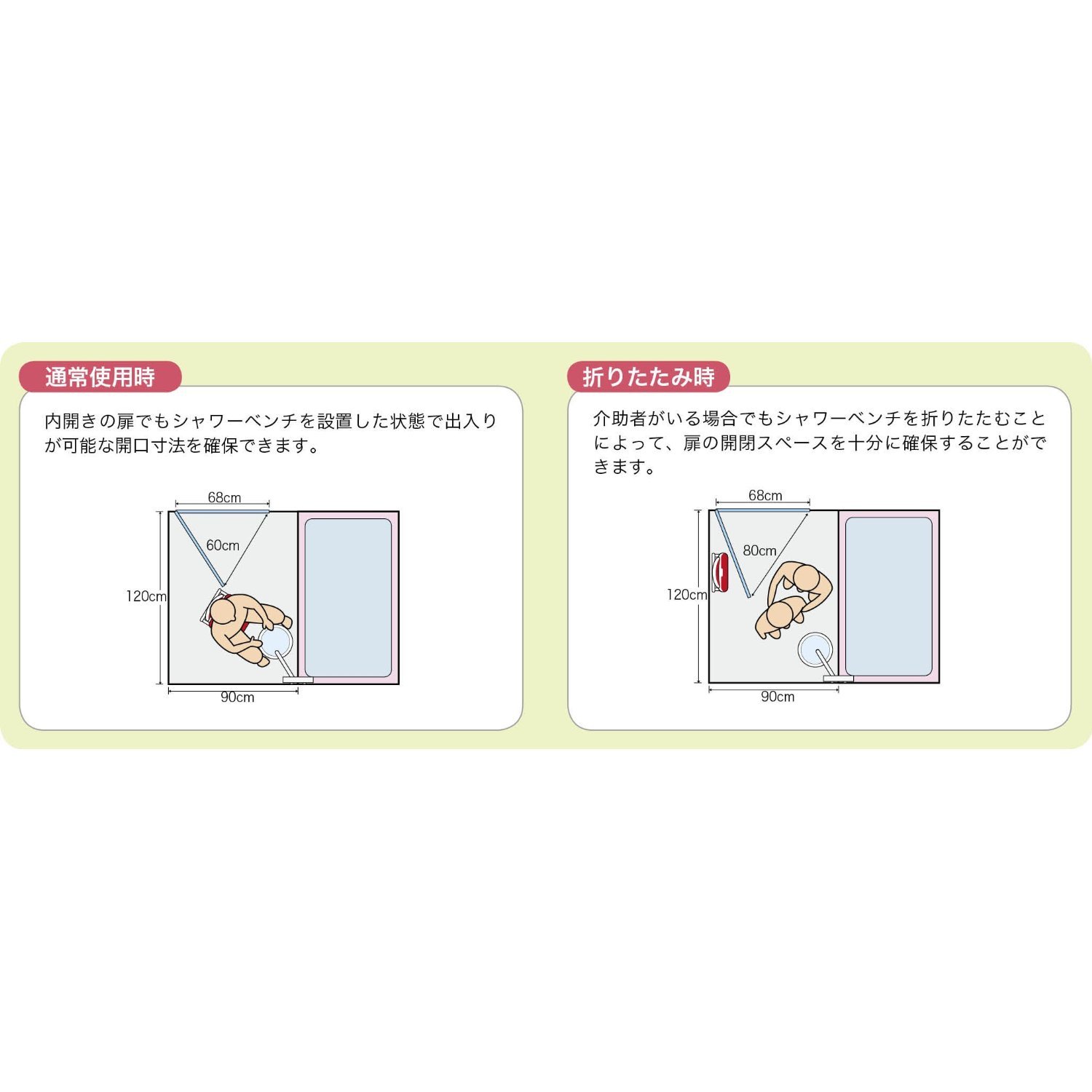 Amazon | アロン化成 安寿 コンパクト折りたたみシャワーベンチ IC 背