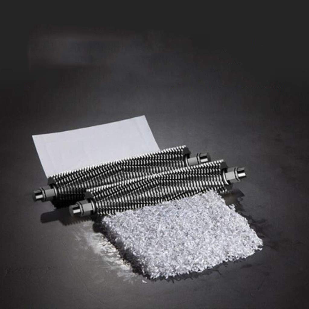 Negro Shredder -Alta Seguridad Micro-Cut Trituradora de Papel con arrancamiento Cesta, Negro
