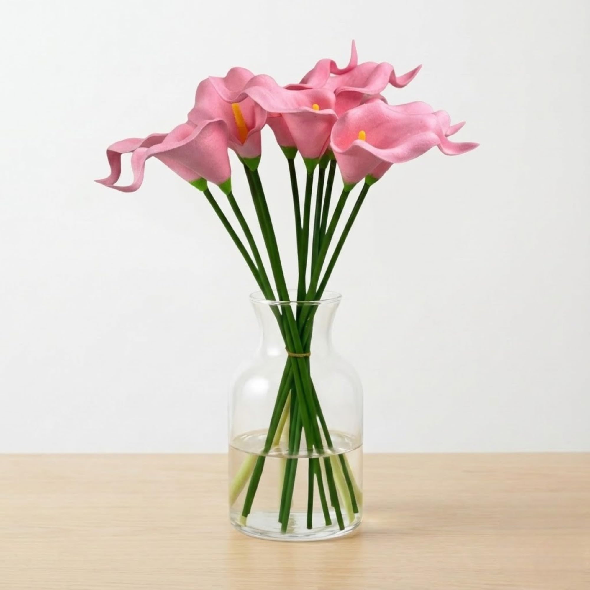 Elegant Artificial Calla Lilies - Realistic Flower Sticks -11 Elegant Artificial Calla Lilies - Realistic Flower Sticks -11