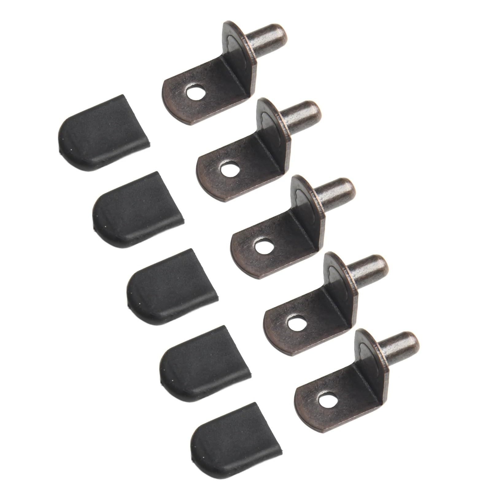 Qvorlth One Color 20Pcs Shelf Pegs For Closet Cabinet Display Cold Rolled Steel Furniture Supports