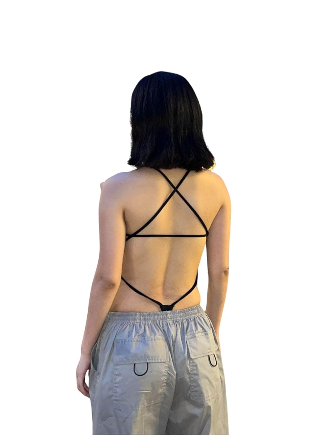 Aahwan Women Polyester Top Slim Fit High Cut Bodysuit Aahwan Women Polyester Top Slim Fit High Cut Bodysuit