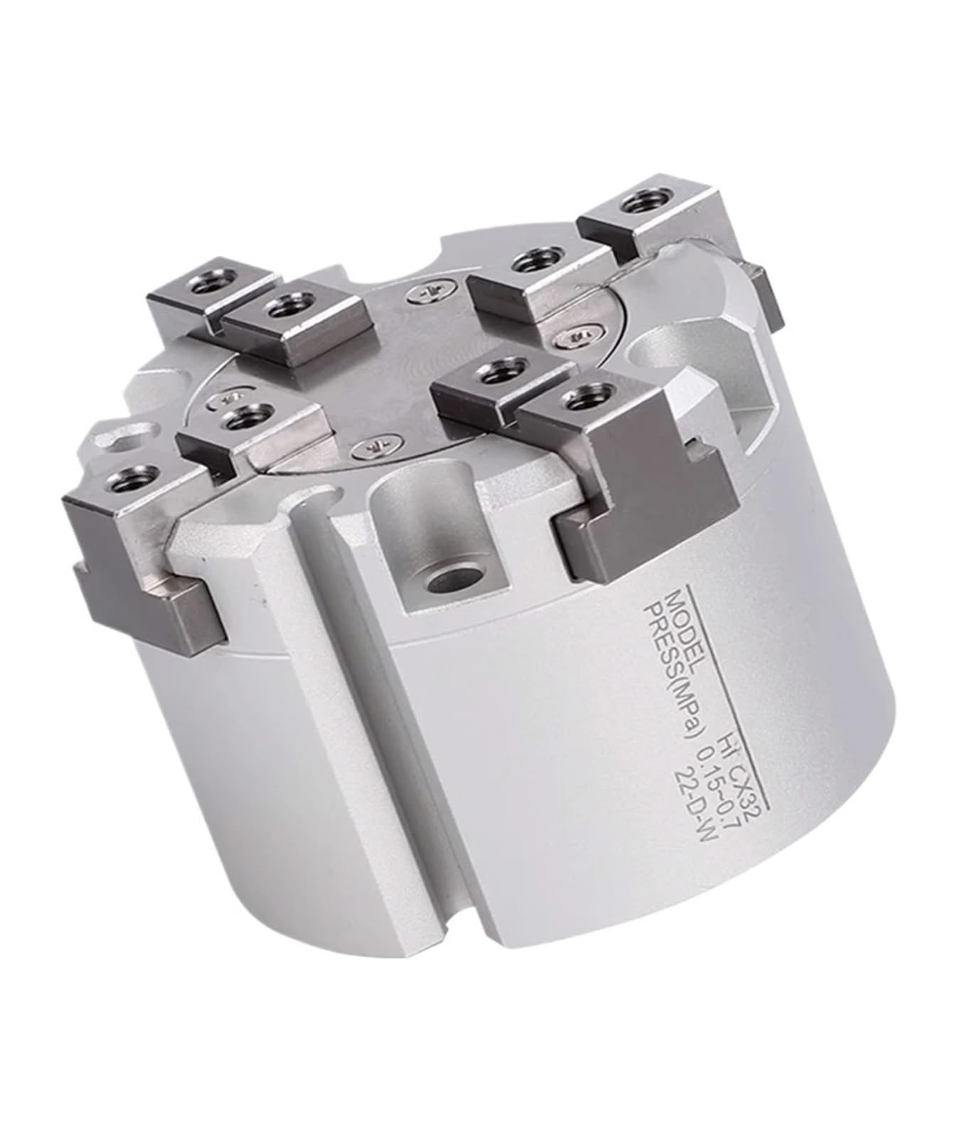 Vérin pneumatique à quatre griffes HFCX25 cylindre d'air à pinces