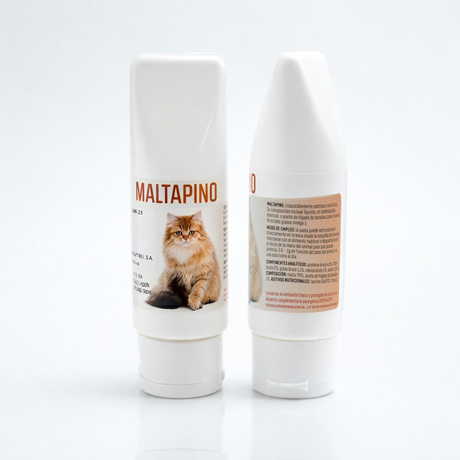 Laboratorios Pino Malta Pino Pasta Nutritiva para Gatos con Taurina y Aceite de Hígado de Bacalao – Fuente de Omega 3 – Alta Palatabilidad