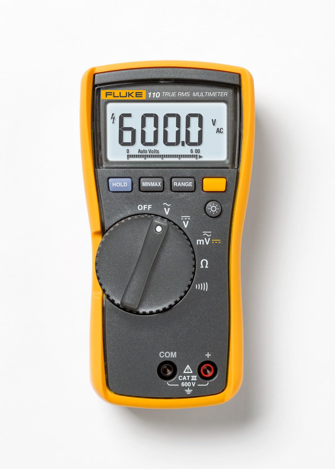 FLUKE 117 - Electricians Digital Multimeter, 110 Series, 6000 Count, True Rms, Auto, Manual Range, 3.5 Digit