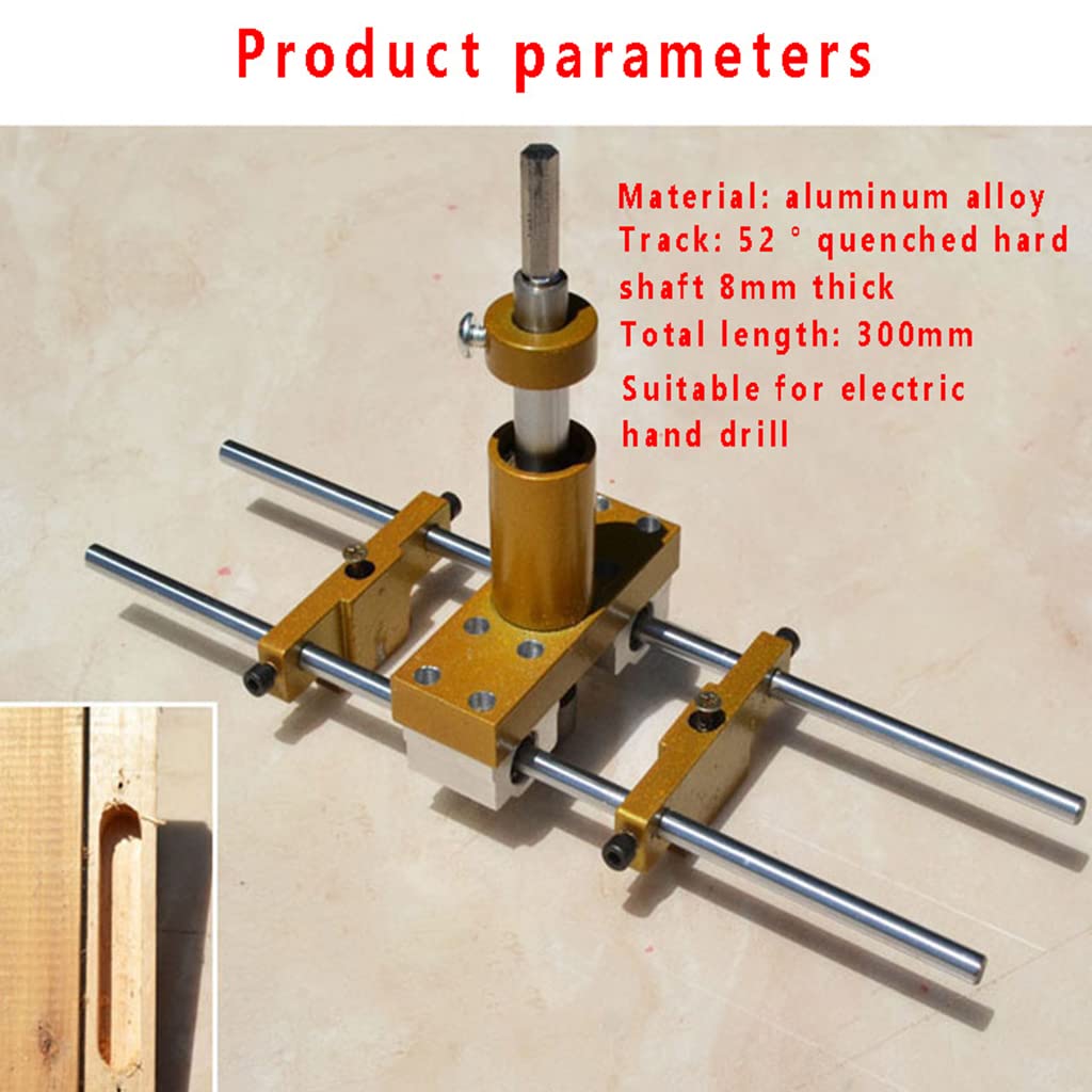 Kit de instalación de Cerradura de Puerta portátil Kit de Apertura de Orificio de Cerradura de Puerta Plantilla de mortaja para Puertas de Madera Que abren Cerradura excéntrica