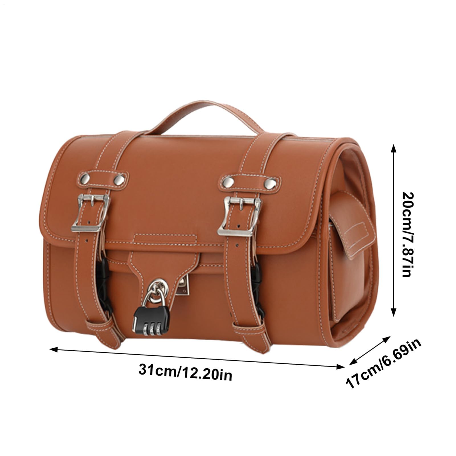 Motorrad Rücksitztasche - Retro Motocross Satteltasche | Multifunktionale Gepäcktaschen, Getriebetaschen, Schwanz für die meisten Motorräder
