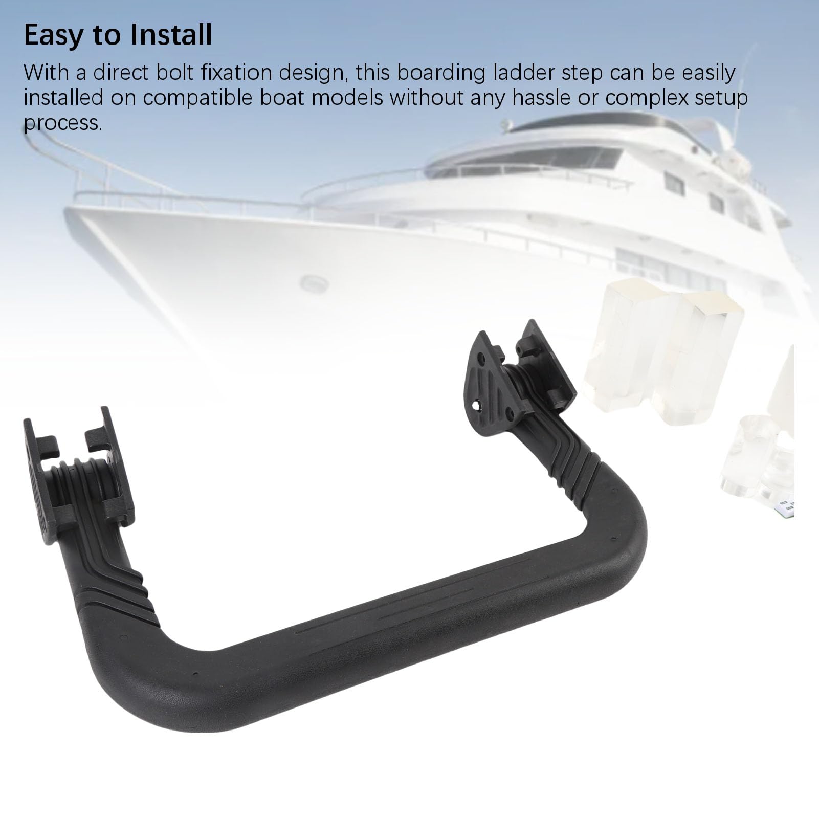 Fabater 295100869 Échelle d'embarquement rétractable à ressort pour SeaDoo RXT GTR Wake PRO 2018-2022, échelle de embarquement pour embarquement, marche de bateau de remplacement 295100747, 295100742
