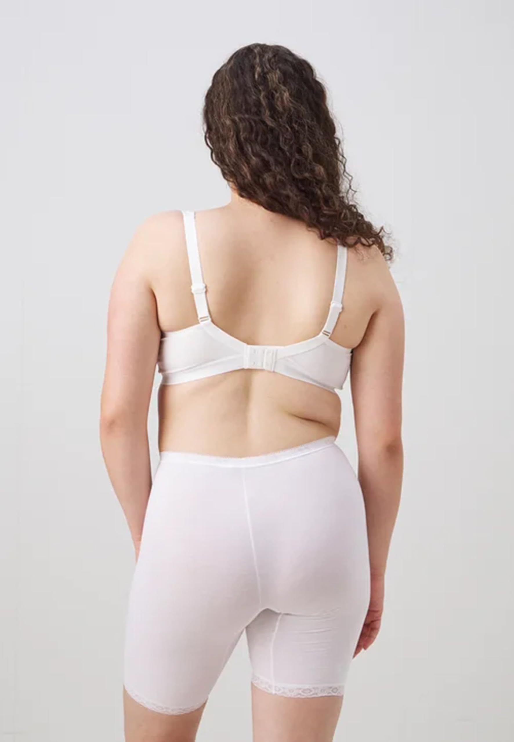 Sloggi 4 Mutanda Donna Long Alta GAMBALETTO Cotone
