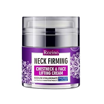 Neck, Face & Chest Firming Cream - Anti-Aging Cream with Hyaluronic Acid & Collagen, Tightens Skin, Reduces Wrinkles, Intense Hydration for Smooth & Lifted Skin Neck Firming cream