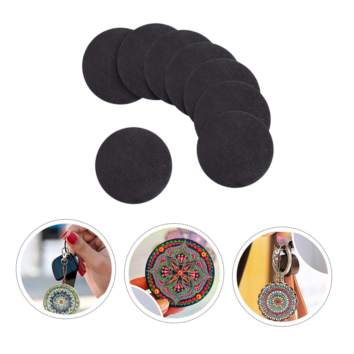 ARTIBETTER 2 Sätze Zeichnungspapier Rundes Malkarton Für Künstler Und Langlebig Für Diy Malerei Und Skizzen Für Komfort Und 8 Stücke * 2