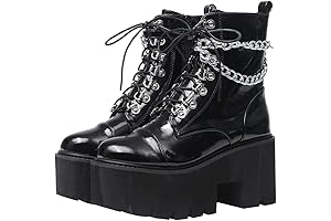 Edgy and Daring Egirl Platform Combat Boots