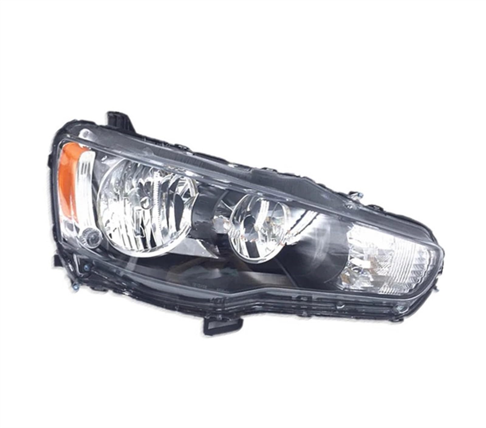 Front Headlight Compatible With Mitsubishi For Lancer EX 2010 2011 2012 2013 2014 2015 2016 Replacement Front Light Headlights Headlamp Assembly Auto Head Light(White,Right)